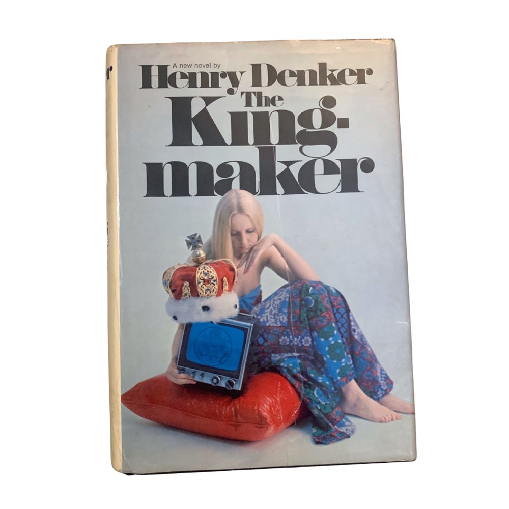 The Kingmaker Novel Henry Denker Hardcover Autographed 1972 Vintage